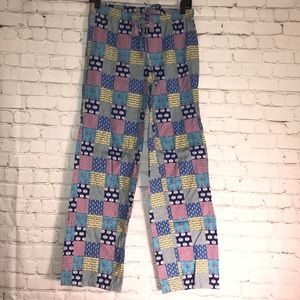 Vineyard Vines sleep pants fish patches XS